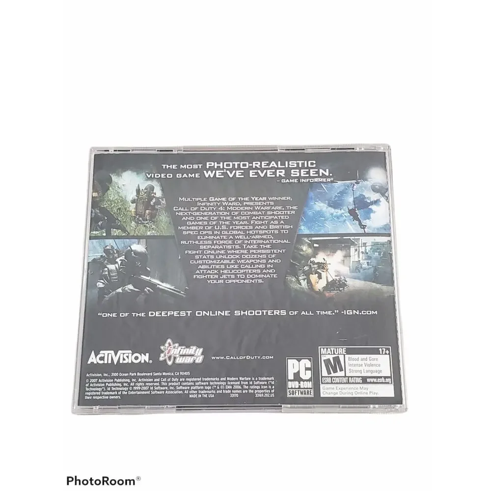 Call of Duty 4: Modern Warfare PC DVD